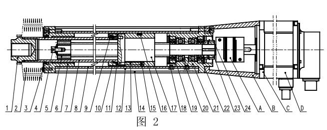 直線式電動(dòng)缸的結(jié)構(gòu)圖
